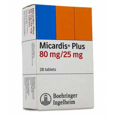 MICARDIS PLUS 80 / 25 MG ( TELMISARTAN / HYDROCHLOROTHIAZIDE ) 28 TABLETS